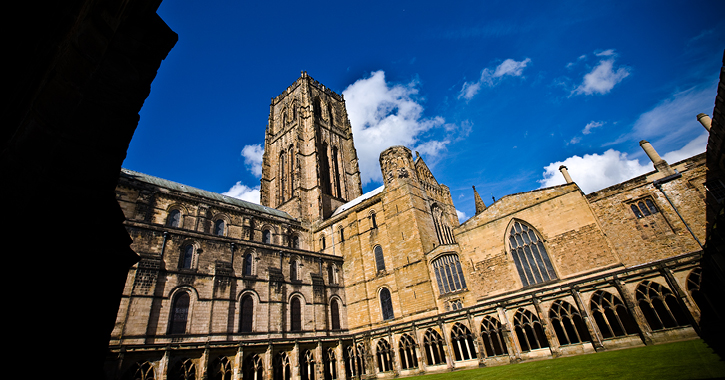 Durham Cathedral's central tower. 